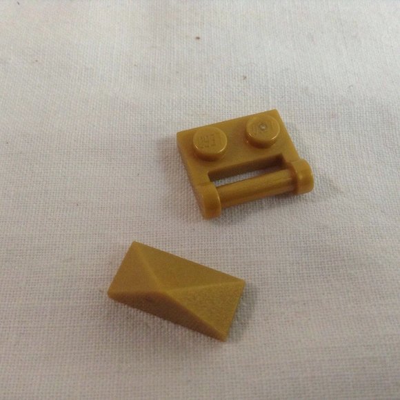 45 Authentic Transparent & Gold Lego Pieces Bricks - Picture 12 of 12